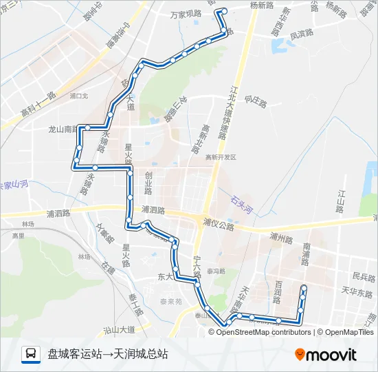 606路 Bus Line Map