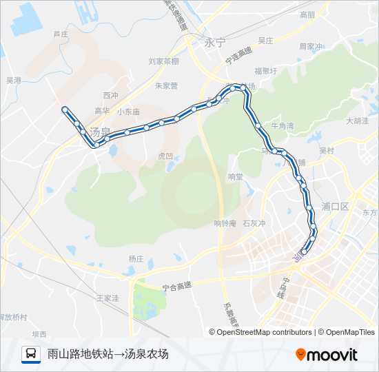 607路 bus Line Map