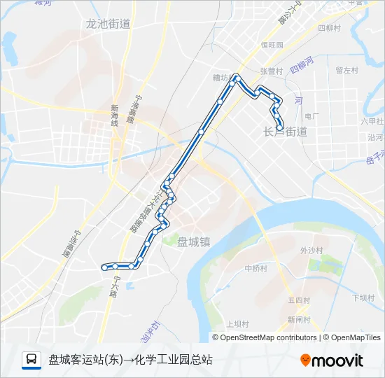 614路 Bus Line Map