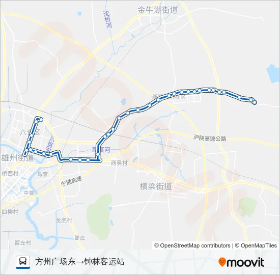 617路 Bus Line Map