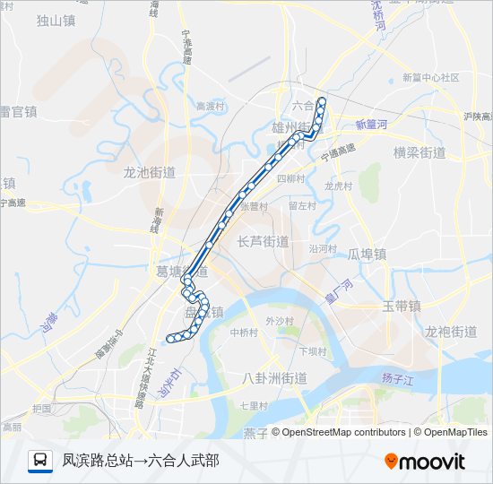 公交618路的线路图