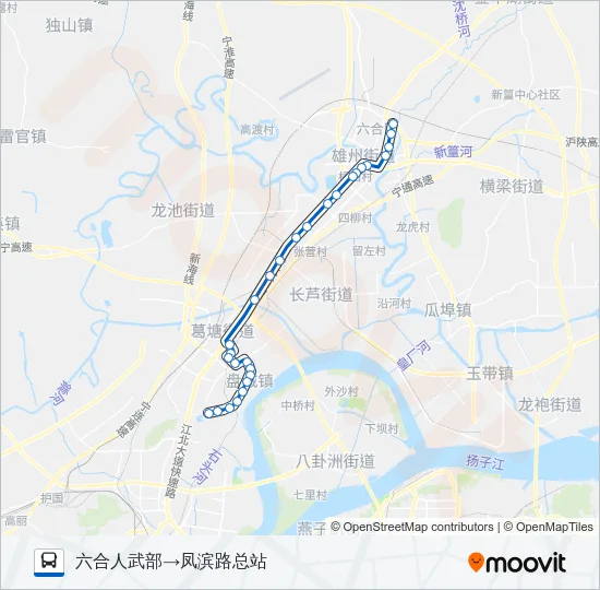 618路 Bus Line Map