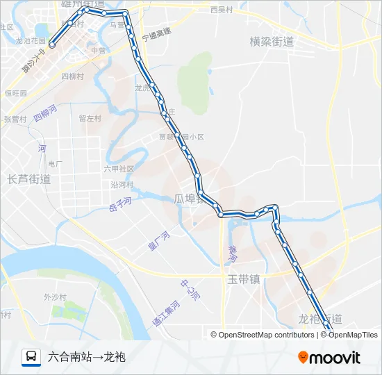 621路 Bus Line Map