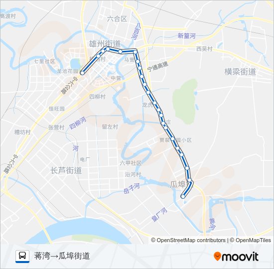 公交622路的线路图