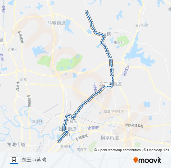 公交629路的线路图