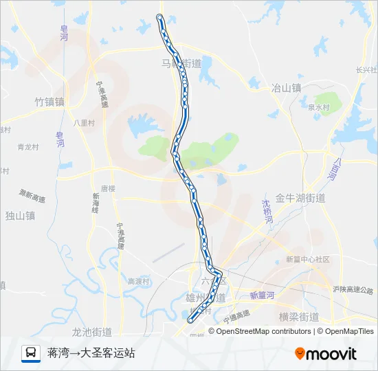 631路 Bus Line Map