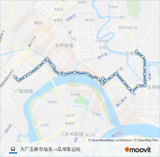 635路 Bus Line Map