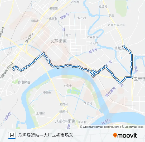 635路 Bus Line Map