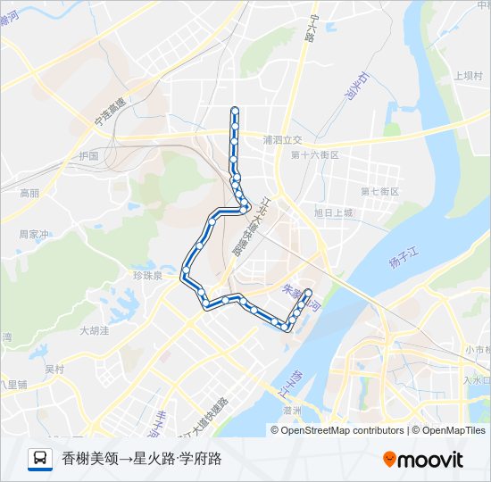 公交639路的线路图