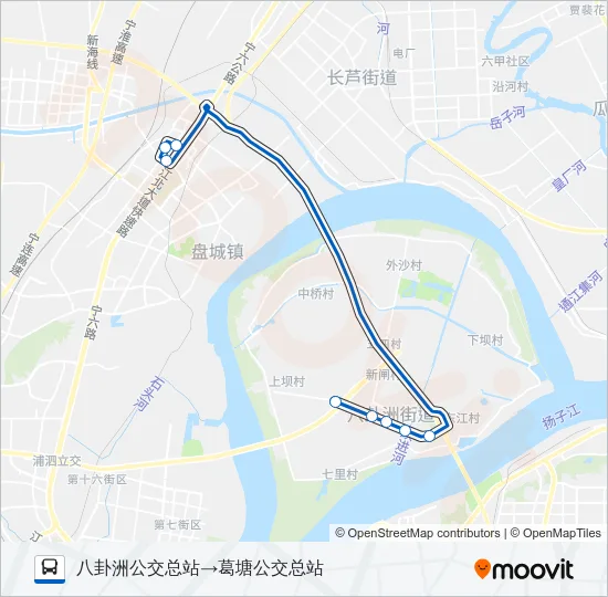 641路 Bus Line Map