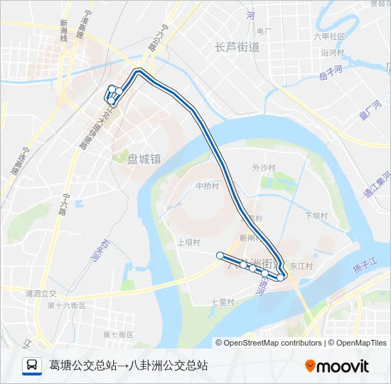 641路 Bus Line Map