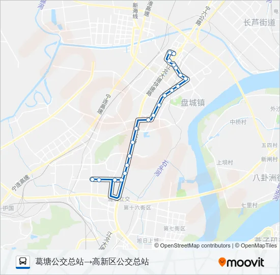 642路 Bus Line Map