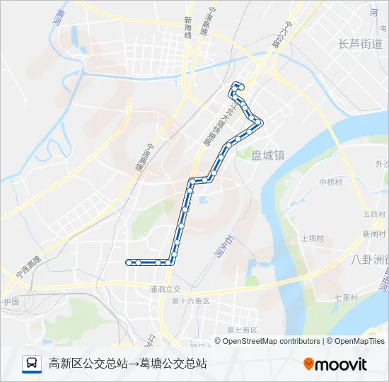 642路 Bus Line Map