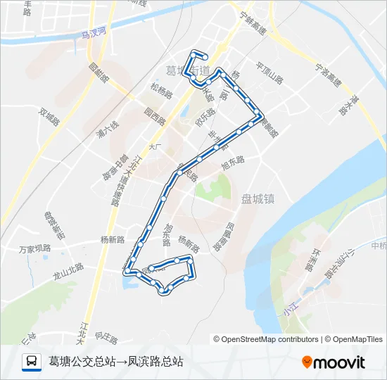 643路 Bus Line Map