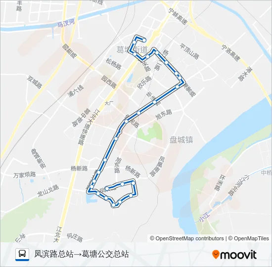 643路 Bus Line Map