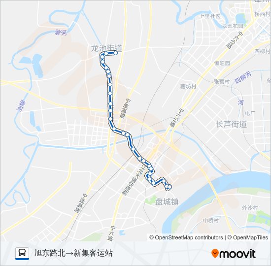 公交646路的线路图