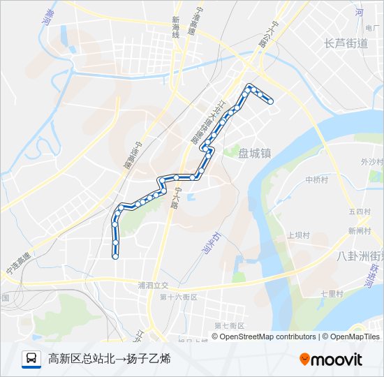 公交648路的线路图