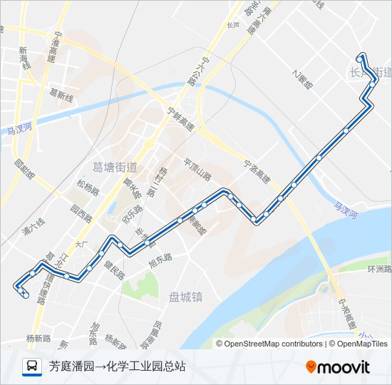 公交652路的线路图