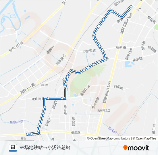 660路 Bus Line Map