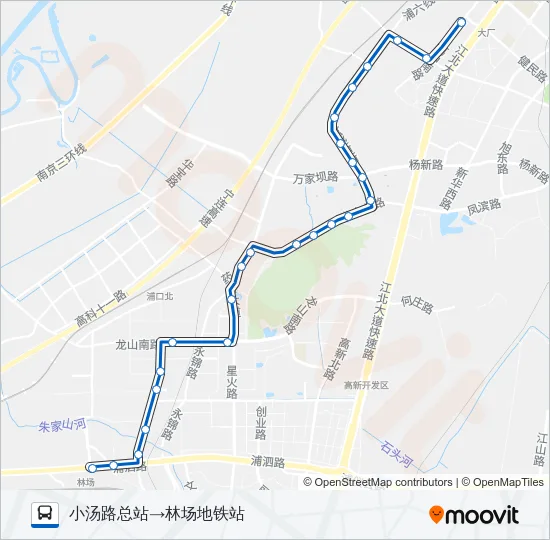 660路 Bus Line Map