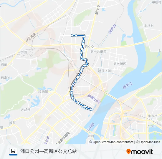 664路 Bus Line Map