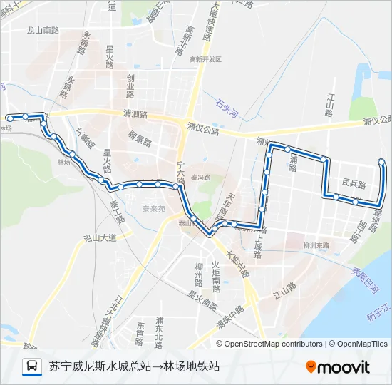 665路 Bus Line Map