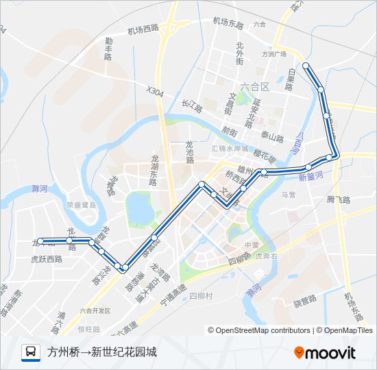 公交673路的线路图