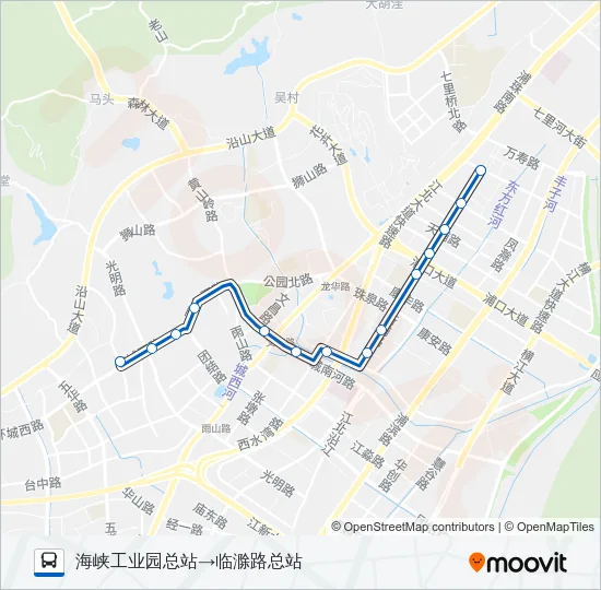 683路 Bus Line Map