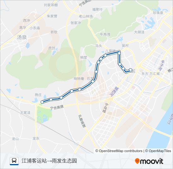 公交686路的线路图