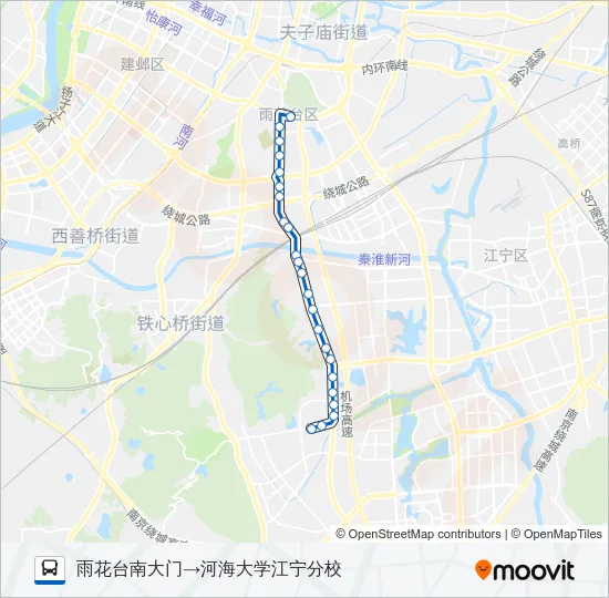 705路 Bus Line Map