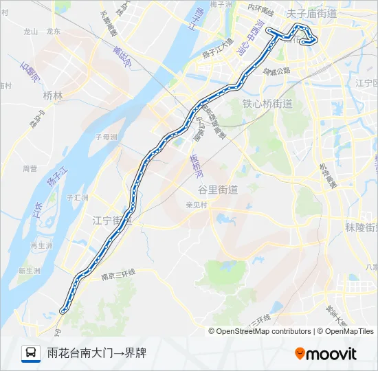 707路 Bus Line Map