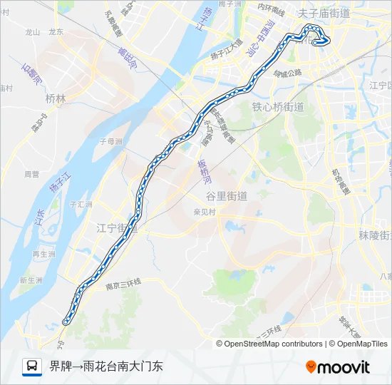 707路 Bus Line Map