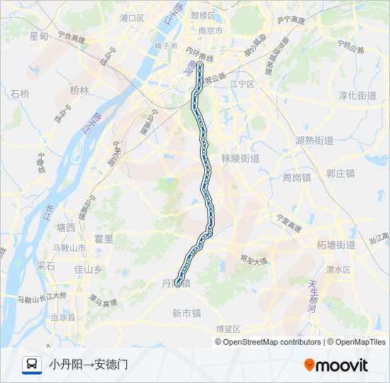 公交712路的线路图