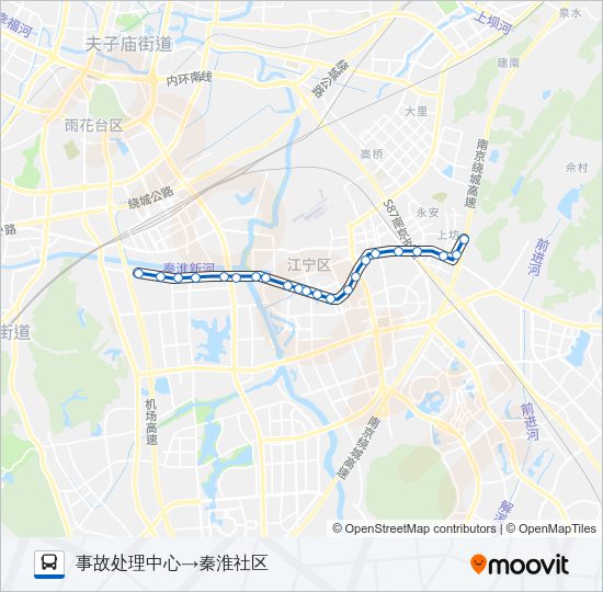 公交802路的线路图