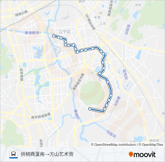 公交803路的线路图