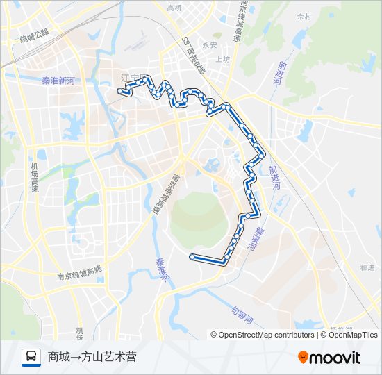 公交806路的线路图