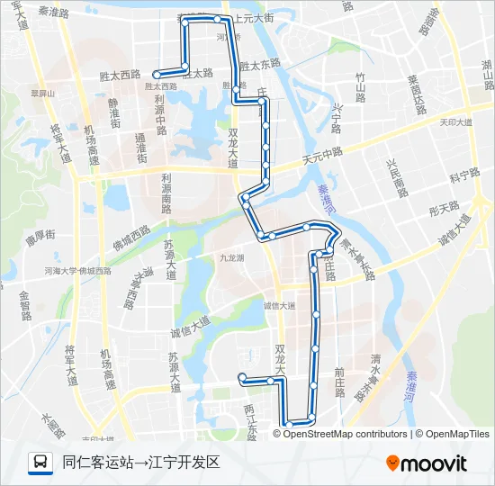 821路 Bus Line Map