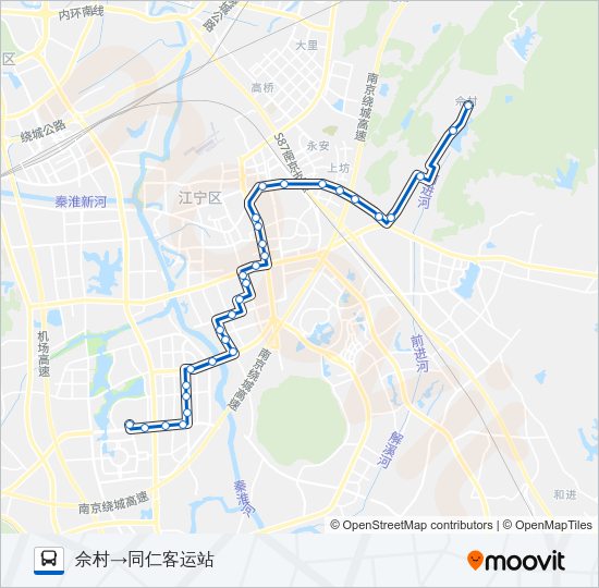 公交823路的线路图