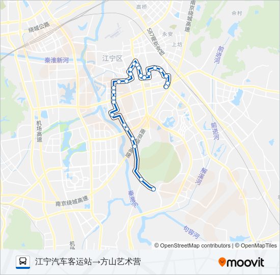 公交827路的线路图