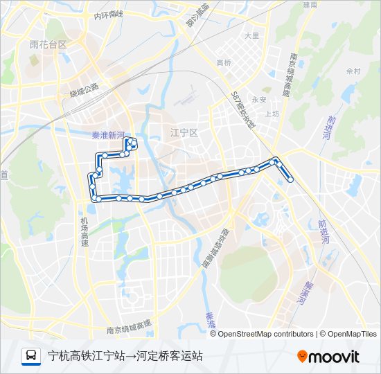 公交829路的线路图
