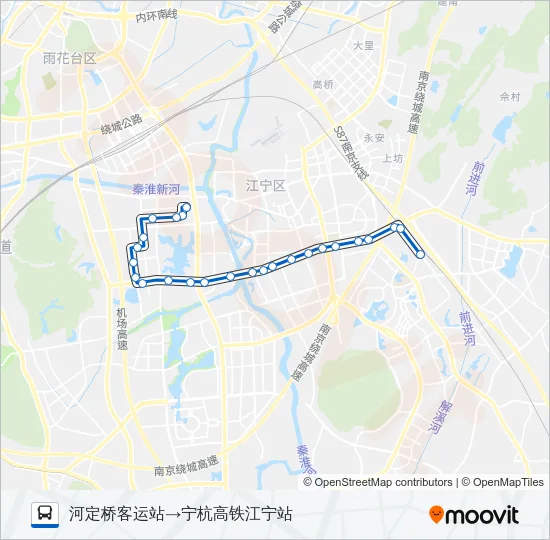 公交829路的线路图