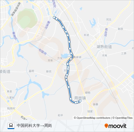 公交830路的線路圖