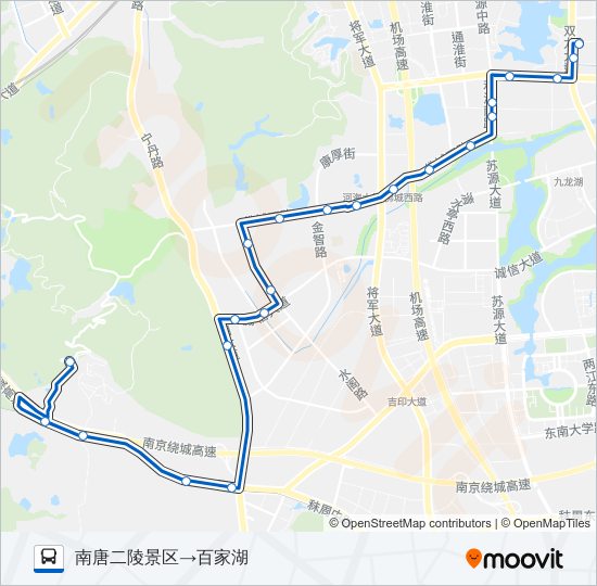 853路 bus Line Map