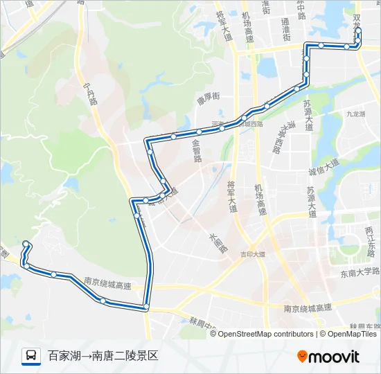 853路 Bus Line Map