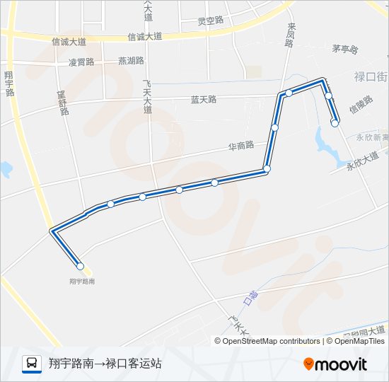 公交863路的线路图