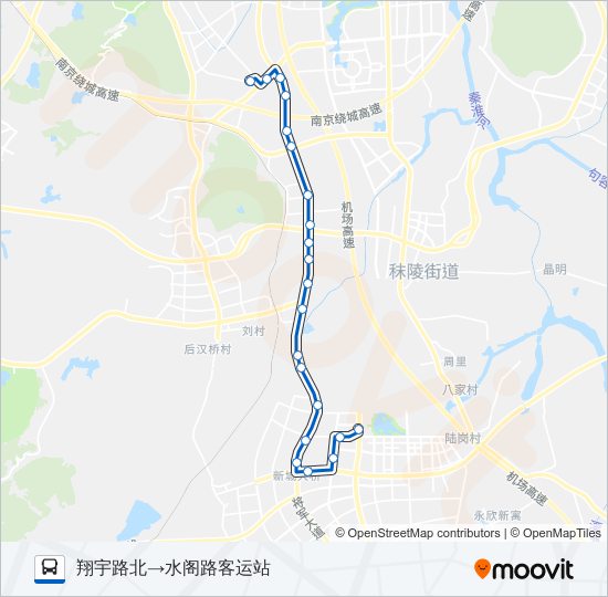 864路 bus Line Map