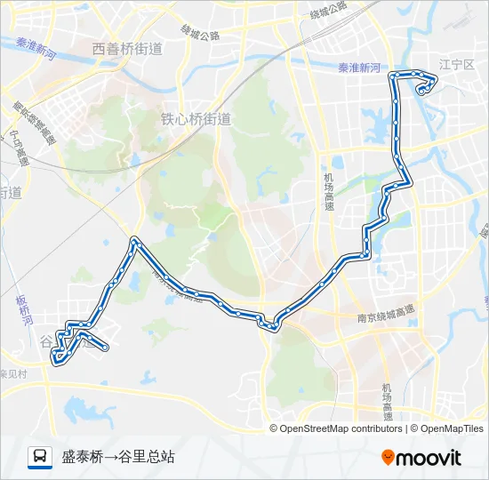 869路 Bus Line Map