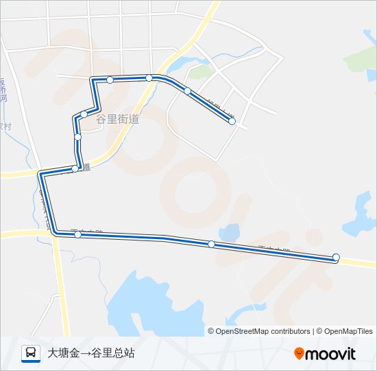 公交979路的线路图