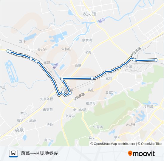 D13路 bus Line Map