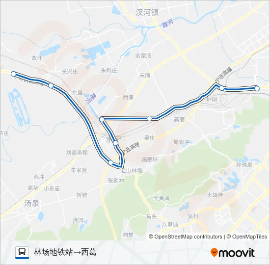 D13路 Bus Line Map